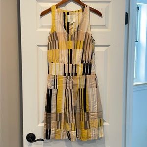 Maeve Geometric Print Dress